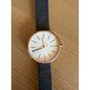 Подержанные аналоговые часы SKAGEN белые/золотые