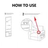 Couch Remote Control Holder Bedside Storage Organizer Sofa Storage Bag Hanging Bags Storage Pockets