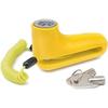 KRASER KR707Y Блокировка Мотоцикл Велосипед Скутер Противоугонная Цепь Дисковый Замок ø7 Универсальный + Напоминающий Кабель, Желтый 7 мм