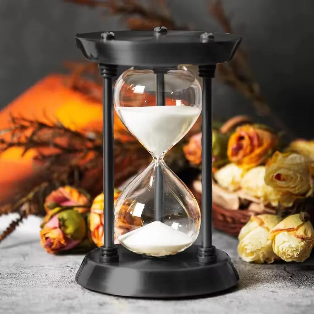 15 минут ретро металлический маятник песочные часы ручной работы домашний офис настольная композиция орнамент песочные часы украшение песочные часы