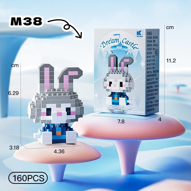 Assembly Model Building Blocks, Doll Toys Are Suitable Educational Diy Games, Cartoon Anime Games, Back-To-School Learning