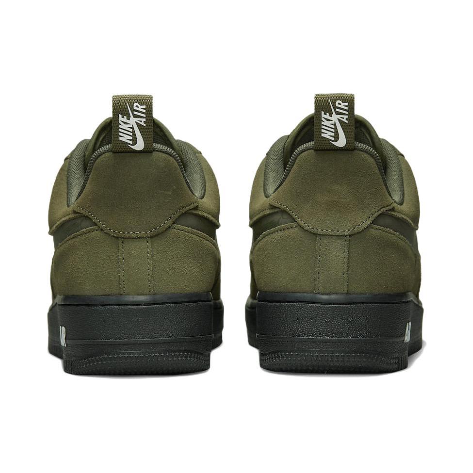 Nike Air Force 1 '07 LV8 'Reflective Swoosh - Cargo Khaki' (Unisex) Cargo Khaki / White / Black / Cargo Khaki Skateboard Shoes DZ4514 300
