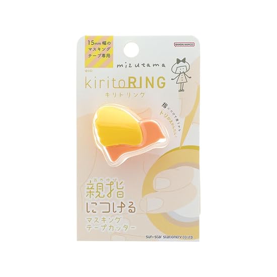 Sun-Star Stationery Товары Mizutama Резак для ленты Малярная лента Kiritoring Цвет Банан и Клубника S28
