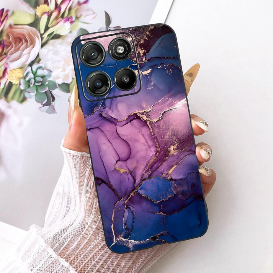 Для Motorola Moto G77 5G Чехол XT2621-4 Роскошный Чехол с Рисунком Цветов Мягкий Силиконовый Чехол Для Moto G67 G 77 MotoG67 MotoG77 5G Сумки