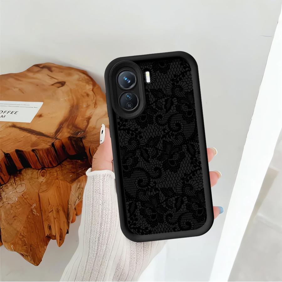 Сексуальный черный кружевной чехол-накладка для телефона для Xiaomi Redmi Note 14 Pro Plus 9s Note 13 11S 10 12 10S 12S 11