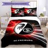 3pcs Duvet Cover Set (1*Duvet Cover + 2*Pillowcase, Without Core), SC Freiburg Print Soft All‑Season Bedding Set, Home Bedroom Decor Gift
