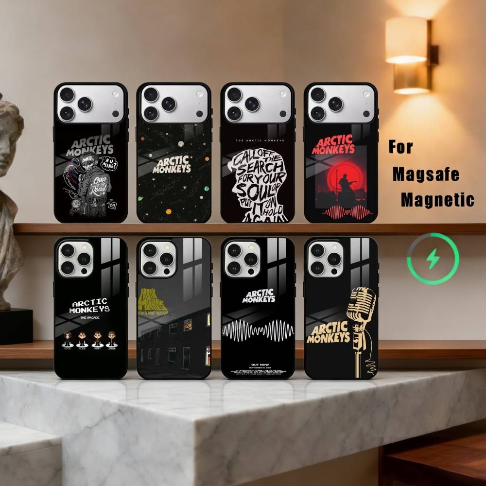 Альтернативный чехол для телефона Arctic Monkeys для iPhone 17, 16, 15, 14, 13, 12, 11 Plus, Pro Max Магнитный для беспроводной зарядки Magsafe