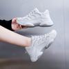 Белые женские туфли Кроссовки на толстой платформе с нескользящей подошвой Осенняя классика Дышащая обувь для бега Теннисные туфли Zapatos Mujer