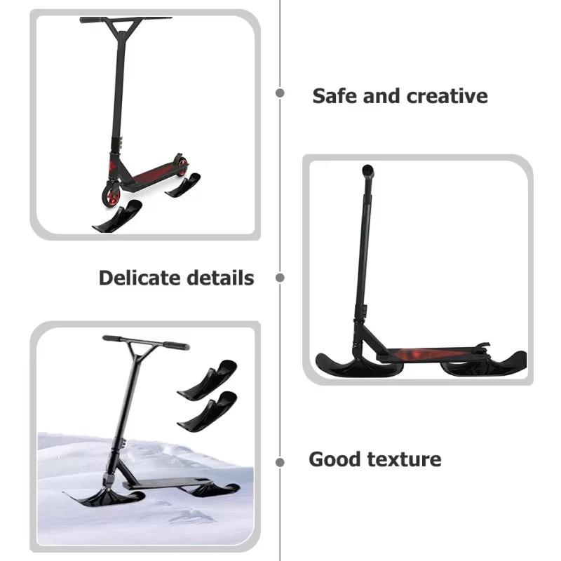 2 шт./пара Самокат Сани Лыжная доска Беговел Снежные лыжи Сани Снежная доска Набор Снежный лыжный самокат Лыжный самокат для детей