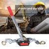 2T Wire Rope Hand Power Puller Tighten Tool Mini Tightener Double Hook Lifting Tool Gear Winch Puller Heavy Duty Power Puller
