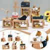 Music Box Are My Sunshine Hand Crank Wooden Mechanism Musical Boxes Cute Vintage Keepsake Box Gifts For Girls Women Mom Boys