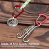 Outdoor Camping Octopus Rope Buckle Camping Deck Nail Fixed Tent Rope Buckle Spring Wind Rope Hook