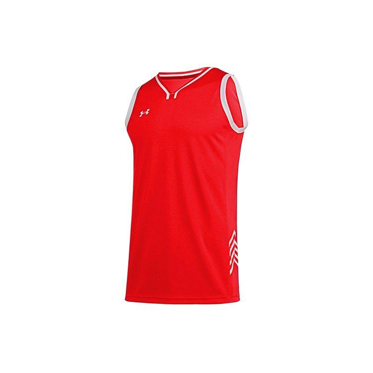 Under Armour Тренировочный баскетбольный жилет Color Block Knitted, мужские топы, красный 21500104-600