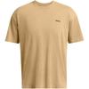 Футболка Ua Logo Wash Solid Color Training Breathable Soft Short Sleeve T Shirt Men Tops Camel-Brown 1389147-263