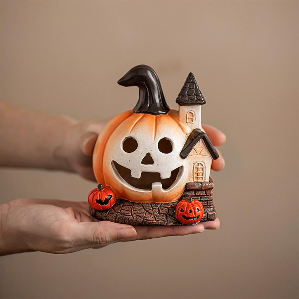 Хэллоуин Ужас Тыква Дом с привидениями Креативное украшение Полимерная фигурка