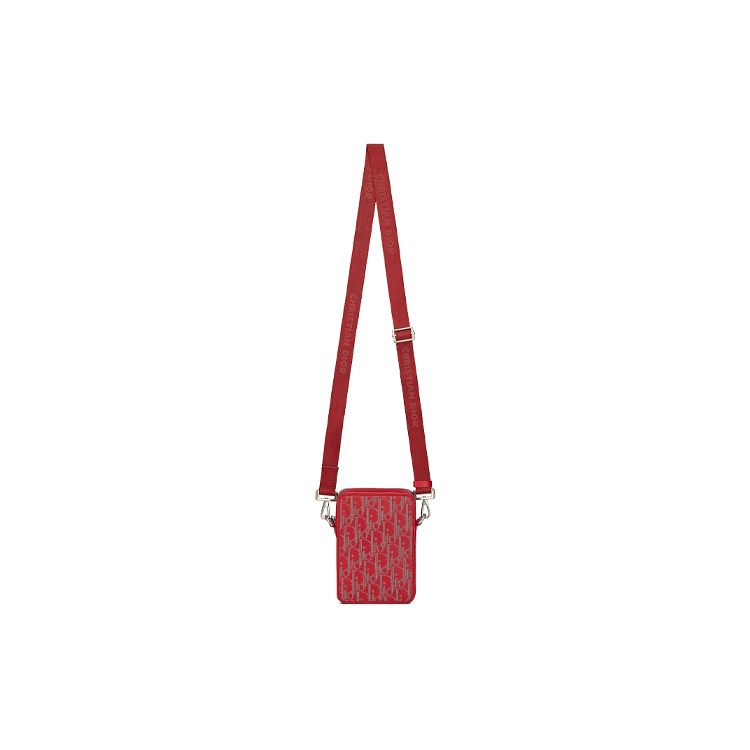 Dior World Tour Oblique Galaxy Print Messenger Bag Men Messenger Bag Red 2ESBC265CLP-H360