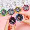 Hiking Pocket Compass Keychain Climbing Navigation Tools Mini Compass Pendant  Backpack Decor