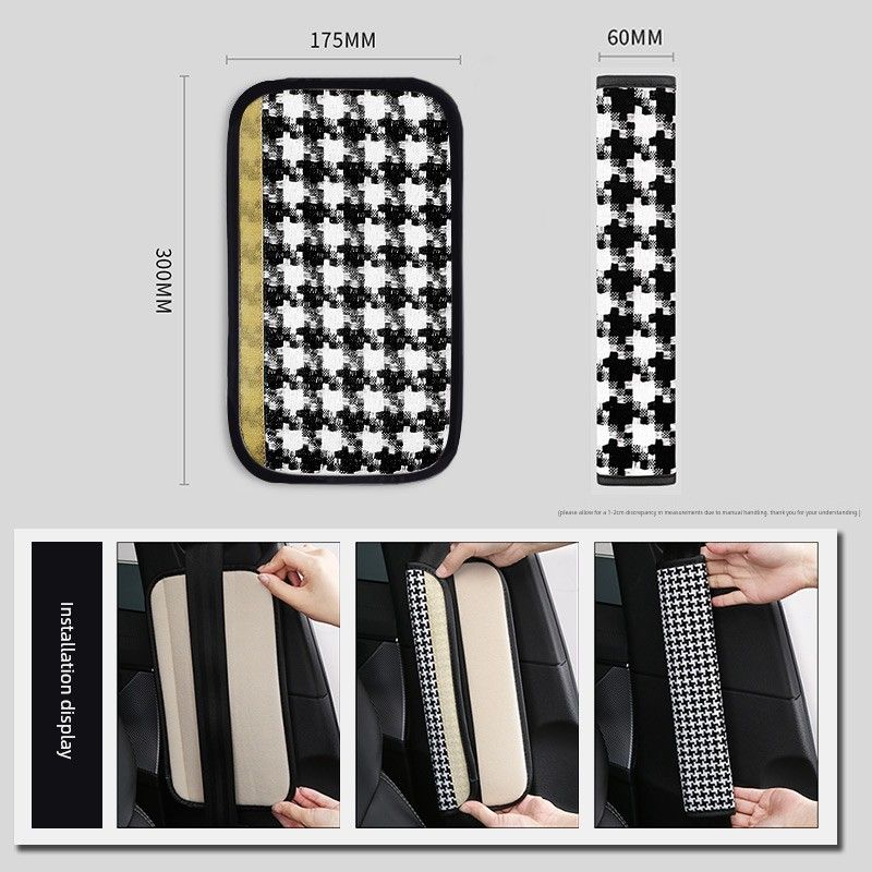 Car Seat Belt Shoulder Pads for Women 27cm 33cm Extended Anti-Wear Seat Belt Covers Anti-Strangling Seat Belt Covers