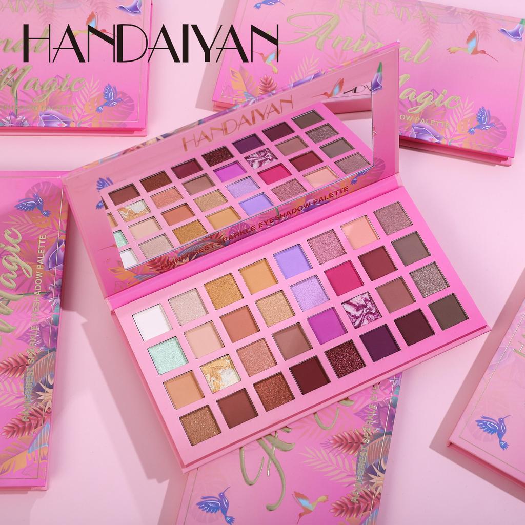 32-цветная палитра перламутровых теней для век, матовые тонкие блестящие водостойкие и устойчивые к поту тени для век, инструмент для макияжа