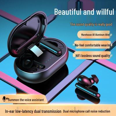 Новые беспроводные TWS наушники Bluetooth 5.0 с шумоподавлением: Сенсорное управление, Двойные вкладыши, Низкая задержка для игр