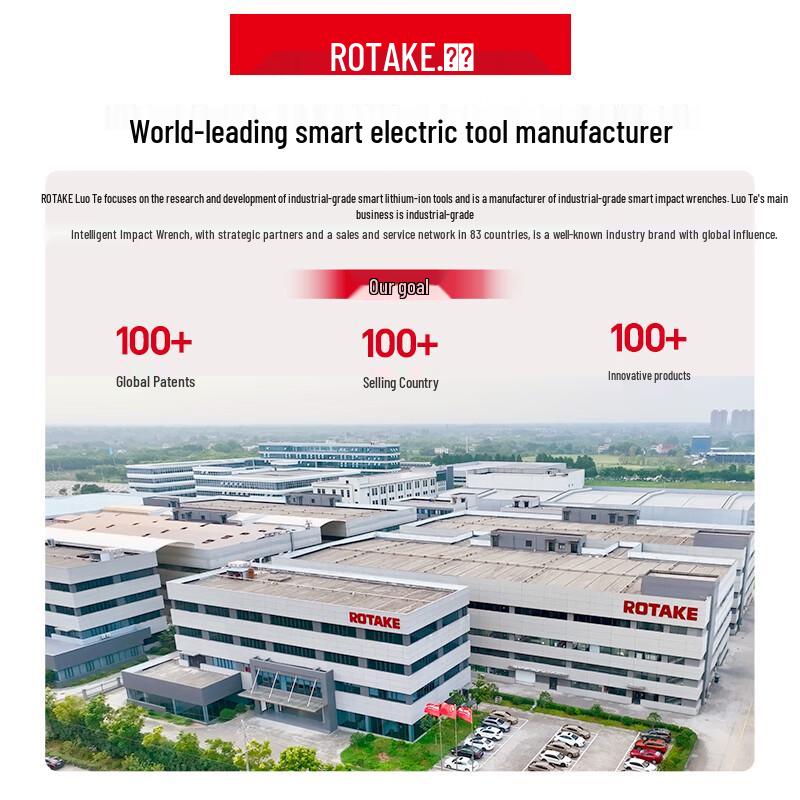 Rotake T1 20V Cordless Brushless Impact Wrench CN plug (adapter included)