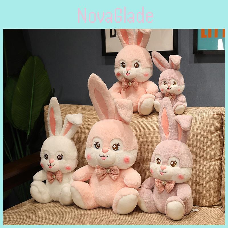 Плюшевая кукла Маленький Кролик Трехцветный галстук-бабочка