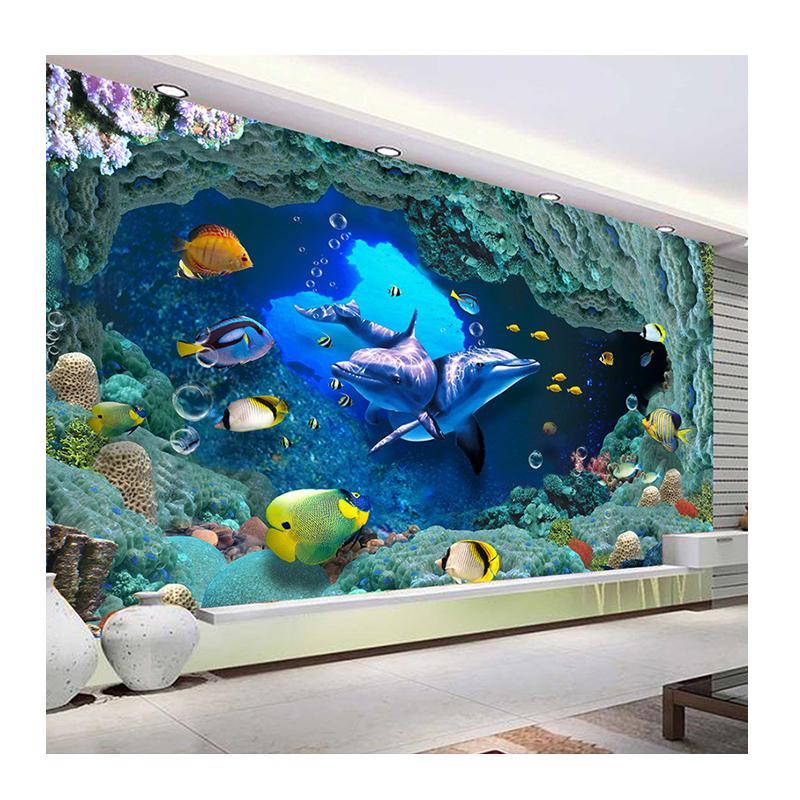 Photo Wallpaper 3D Underwater World Mural Home Decor Wall Paper Kids' Room Living Room Background Murals Wallpapers