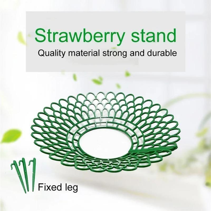 1/6/12 шт. опоры для растений клубники с 3 прочными ножками стойки для выращивания клубники защитная рамка-держатель клетка от плесени, гнили, грязи