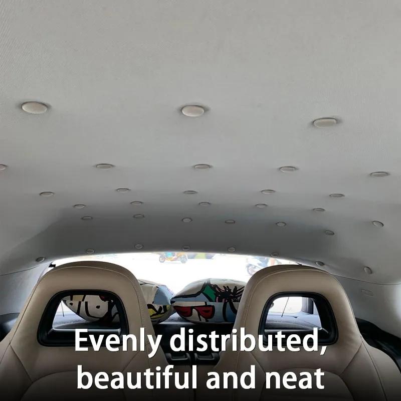 Car Interior Ceiling Buckles Fixing Clip Roof Cloth Screw Caps Rivet Fixer Cap Retainer Auto Fastener Buckle Repair Button Parts