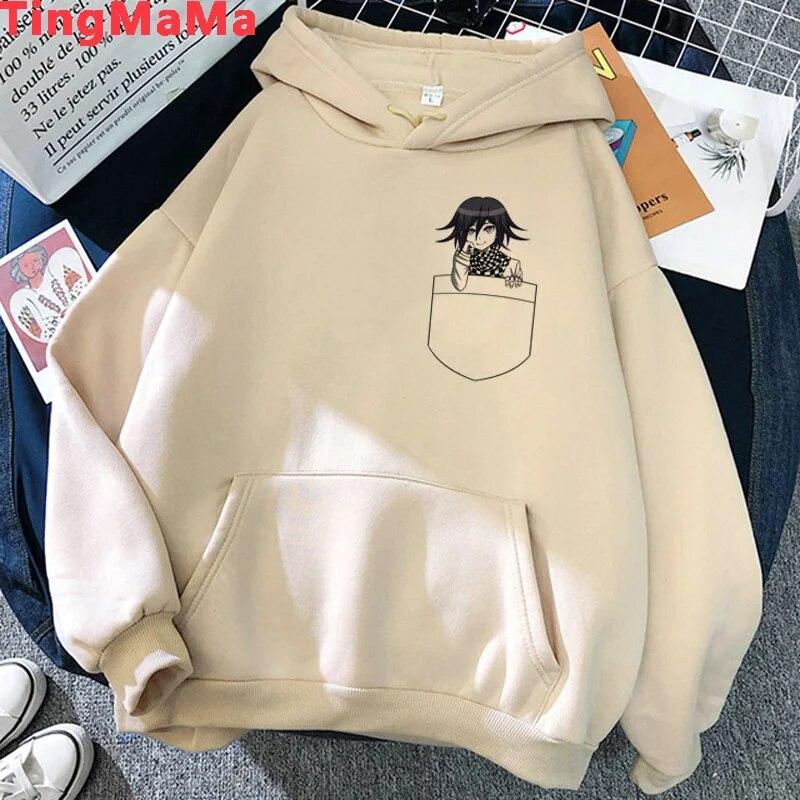 Danganronpa Nagito Komaeda Ouma Kokichi Hoodies Unisex Ulzzang Oversized Grunge Korea Unisex Clothing Hoody Ulzzang Printed Unisex Hoodie