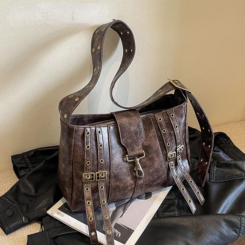 Дизайнерская женская маленькая пряжка на ремне 2024, корейская модная сумка на плечо из искусственной кожи, сумки через плечо, сумки и кошельки