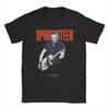 2026 Japan Anime The E Street Band Bruce Springsteen Graphic Print T-Shirt Women Men Streetwear Style Oversized Cotton Summer New Tee Short Sleeve Top
