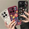 Чехол для Xiaomi Redmi Note 15 14 13 12 Pro Plus 5G 4G Redmi 15C 15 15A 14C 13C 12C Матовый Мягкий Силикон Милый Цветочный Рисунок Чехол