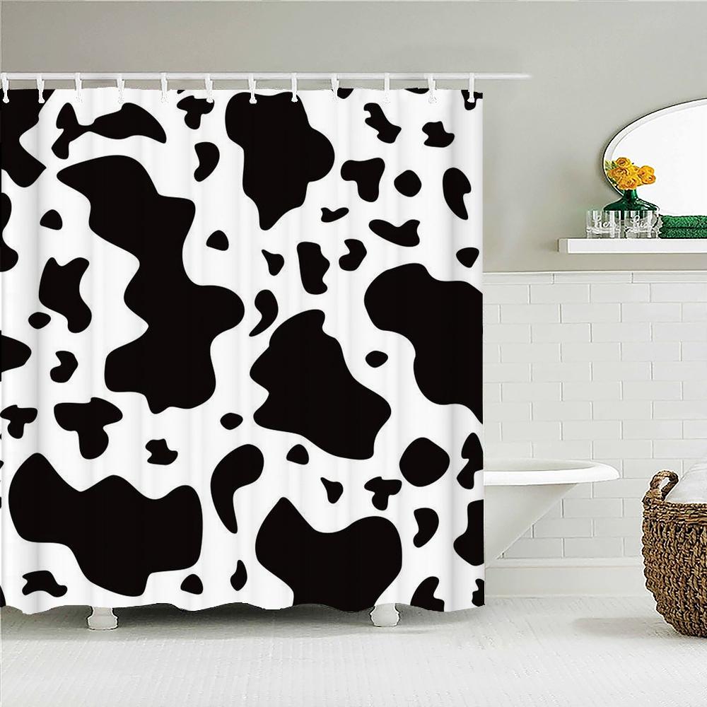 Листья Растение Дерево лист Маленький Свежий Шторки для душа Штора для ванной Ткань Водонепроницаемый Полиэстер Декор Экран для ванны с крючками