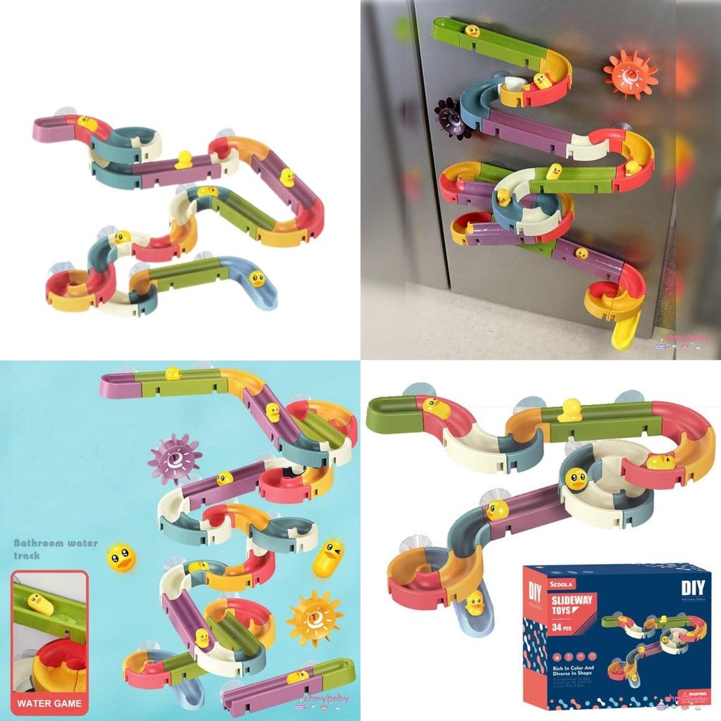 Веселая игрушка-утка для ванной, сделай сам, водный трек для детей