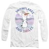 frozen Unisex Adult Olaf Snowflakes And Smiles T-Shirt