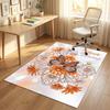 Butterfly Theme Crystal Velvet Rug Personalized Custom Name Text Soft Floor Mat Home Decor