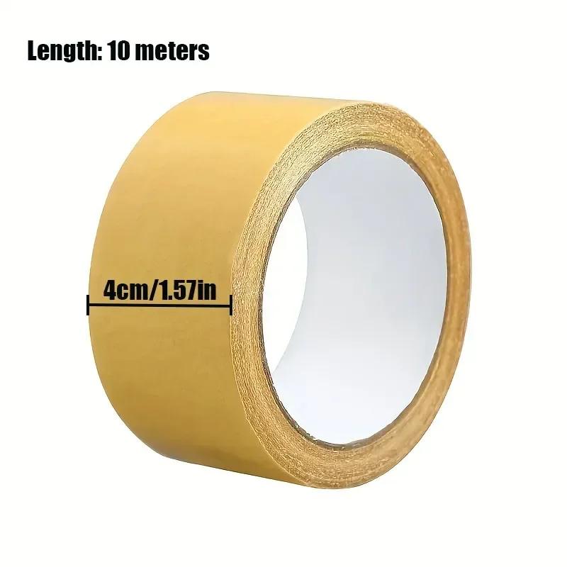 0.3MM Thick Strong Double-sided Fabric Bottom with Semi Transparent Mesh Waterproof and Traceless High Viscosity Carpet Adhesive