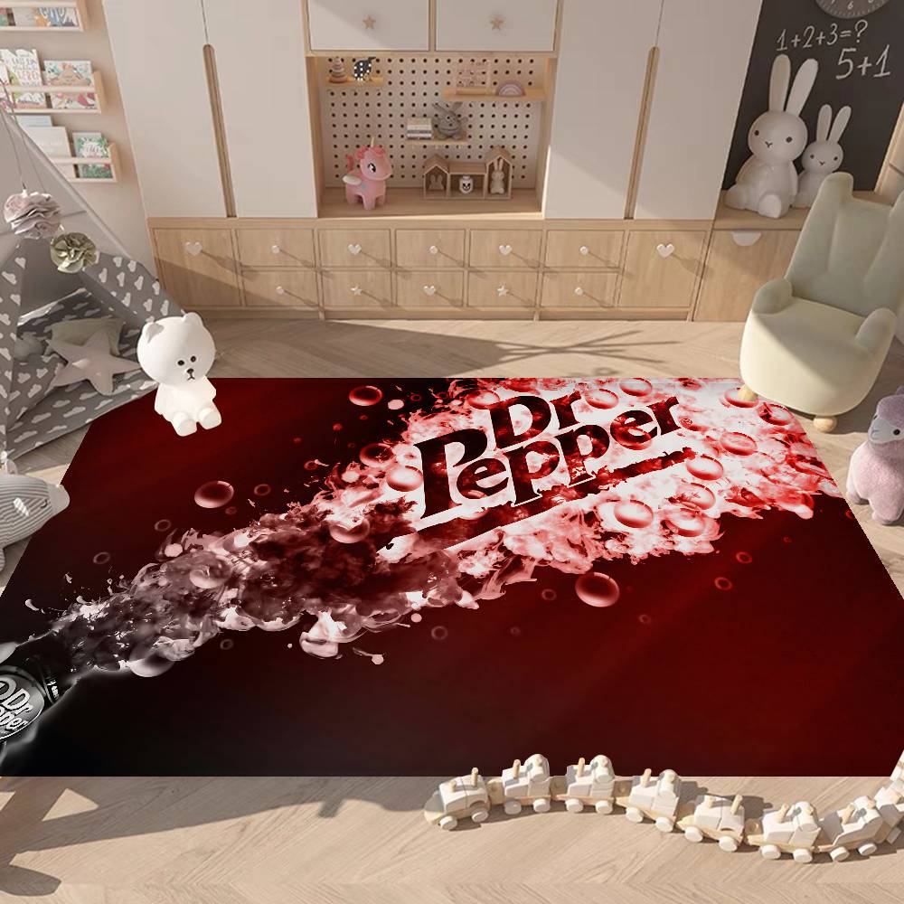 D-Dr Peppers Logo Floor Mat Rectangle Anti-slip Home Soft Badmat Front Door Indoor Outdoor Mat Welcome Doormat