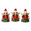 12PCS Wood Christmas Angel Ornaments Hand Painted Angel Tree Decorations  Christmas Tree Decor