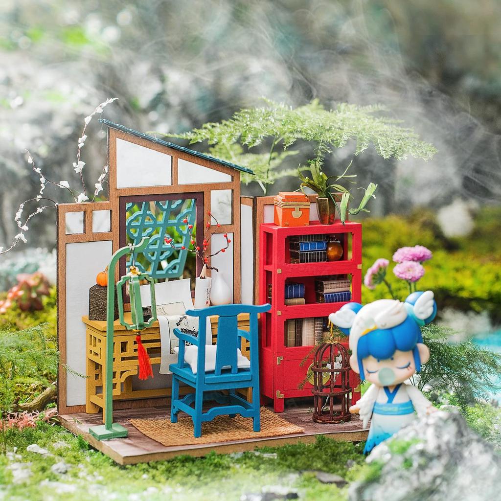 Tsukurundesu® DIY Miniature Dollhouse with Japanese Instructions, Chinese Series (Moshanka)