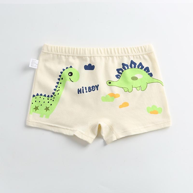 Детские мультяшные хлопковые боксеры средней посадки - Дышащее нижнее белье для учеников класса А