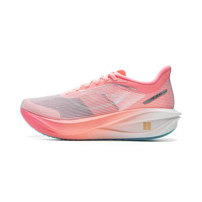 Кроссовки для бега Li Ning Feidian 5 Challenger Ultra Light Technology Carbon Plate женские кроссовки для бега флуоресцентно-мягко-розовые ARMV002-13