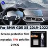 YAQP6 Для BMW G05 X5 2019-2022 Салон автомобиля Матовый Защитный экран консоли Навигация GPS LCD-экран TPU пленка Устойчивая к царапинам PPF