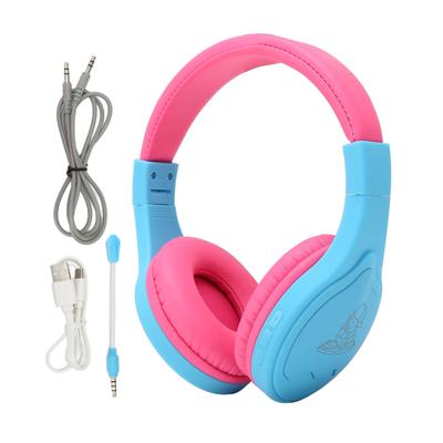 Bluetooth Детские наушники Стерео шумоподавление RGB Подсветка Складная детская беспроводная гарнитура с