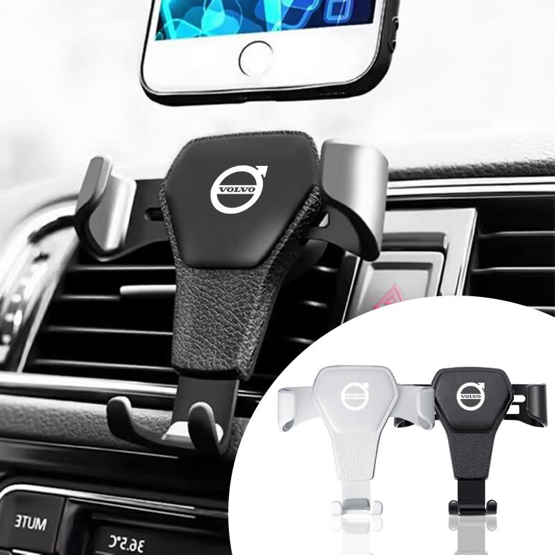 Auto Car Phone Holder Air Vent Clip Mobile Support For Volvo Xc60 Xc90 V40 V60 S60 V50 V90 S80 C40 XC40 V70 XC70 C30 C70 T5 T6