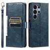 Чехол-бумажник для Samsung Galaxy S26 Ultra, S25 Ultra, S24 Ultra, S23 Ultra, S22 Ultra, из ретро-кожи PU, с откидной крышкой, с несколькими слотами для карт