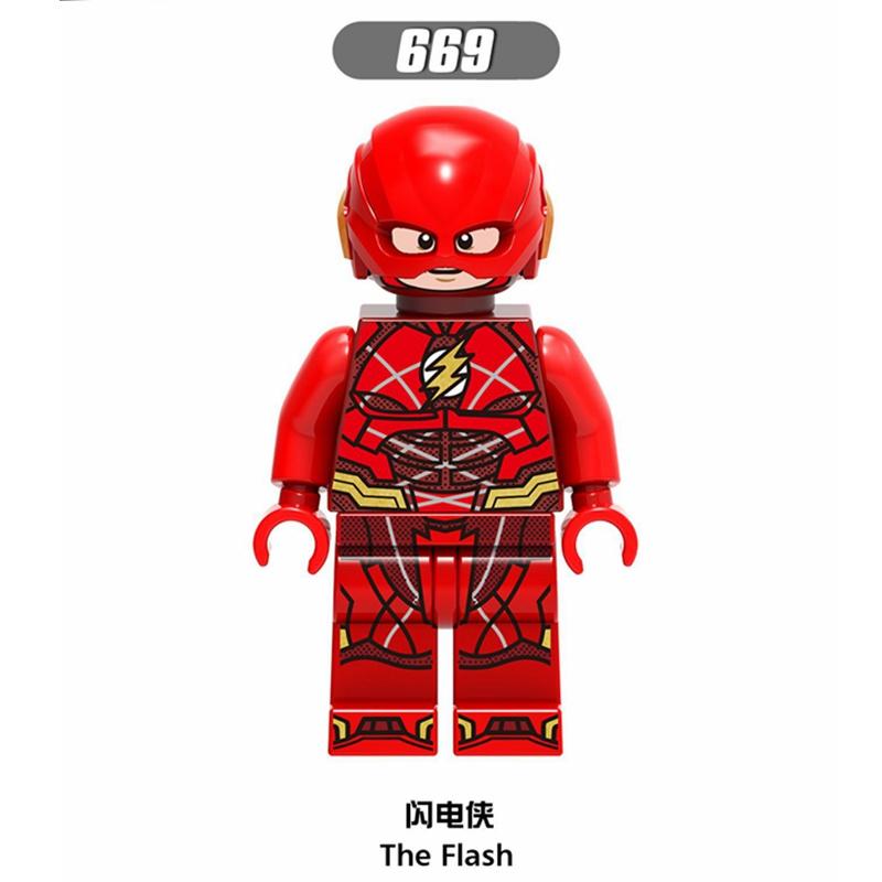 Минифигурки DC Super Heroes Бэтмен Супермен Аквамен Чудо-Женщина Лига Справедливости Строительные Блоки Игрушки