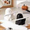 3D Printed Ghost Pen Holder Cute Mini Ghost Statue Unique Halloween Pen Rack  Birthday Gift
