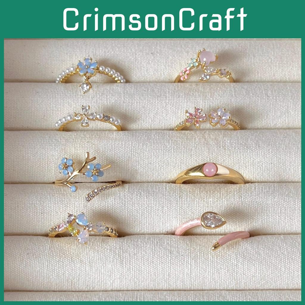 Trendy S925 Pure Silver Ring With Beautiful Pearl Floral Detailing For Women